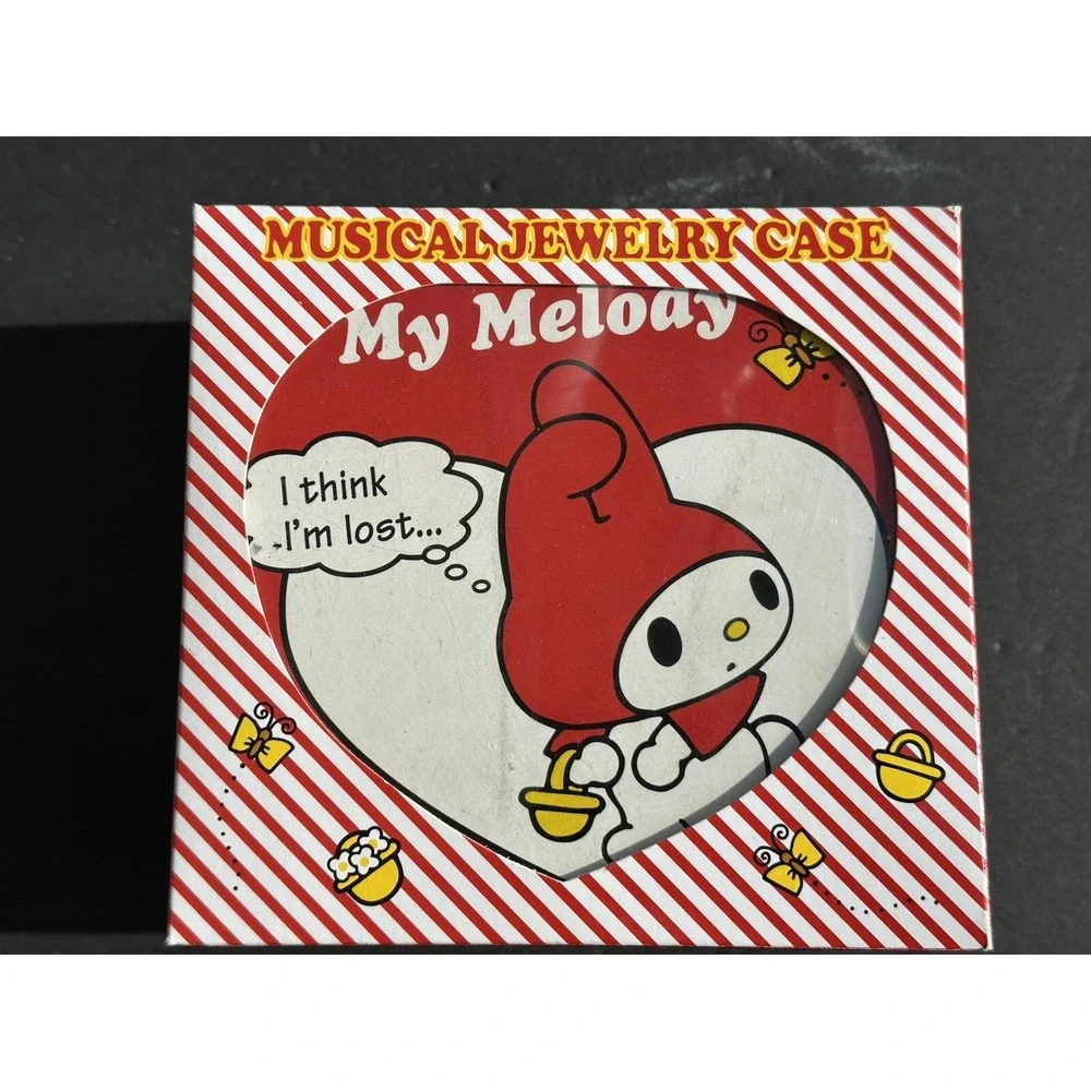 Sanrio My Melody Musical Jewelry Music Box Case~Rare Oh what a beautiful morning